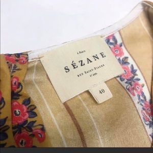 Sezane yellow blouse size 40/8